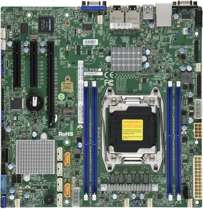 X10SRM-TF-B - Supermicro LGA2011/ Intel C612/ DDR4/ SATA3/USB3.0/ V/2GbE/ MicroATX Server Motherboard