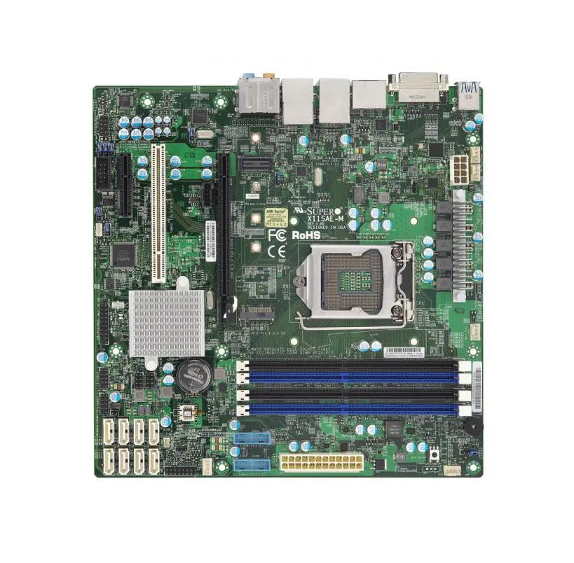 X11SAE-M - Supermicro Intel Xeon E3-1200 v5/v6 C236 Chipset micro-ATX System Board (Motherboard) Socket H4 LGA 1151