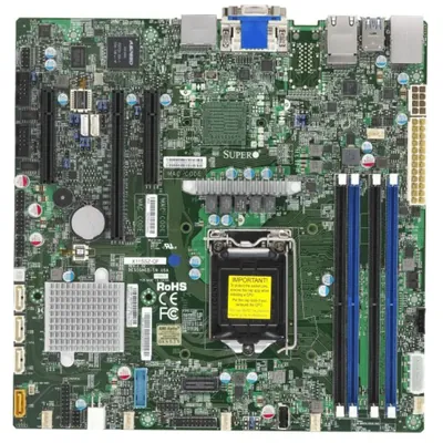 X11SSZ-F-O - Supermicro LGA1151/ Intel C236/ DDR4/ SATA3/USB3.0/ A/V/2GbE/ MicroATX Motherboard