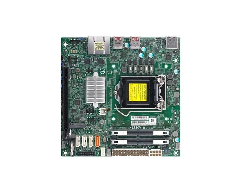 X12SCV-W - Supermicro MiniITX Intel Xeon W-1200/Core i9/i7/i5/i3 DDR4 LGA-1200 Motherboard