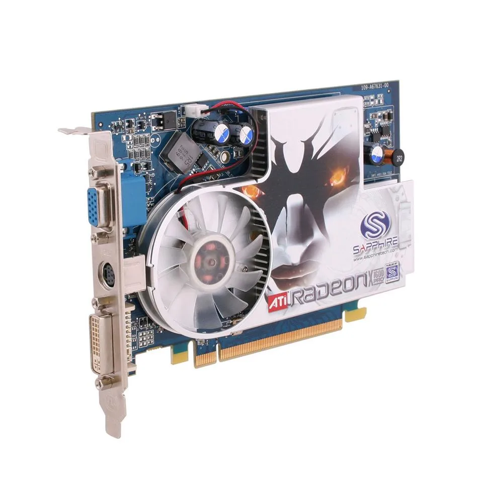 X1600-PRO - Sapphire Radeon X1600 Pro Advantage 256MB PCI DVI/ VGA/ TV-out Video Graphics Card