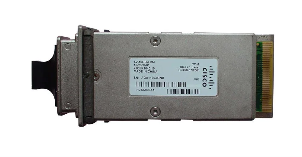 Cisco X2-10GB-LRM/NS 10Gbps 10-GBase-LRM Multi-Mode Fiber 220m 1310nm Duplex SC Connector X2 Transceiver Module