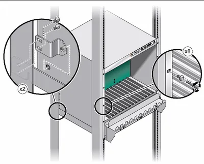 X4022A - Sun Netra CT900 600mm rack kit