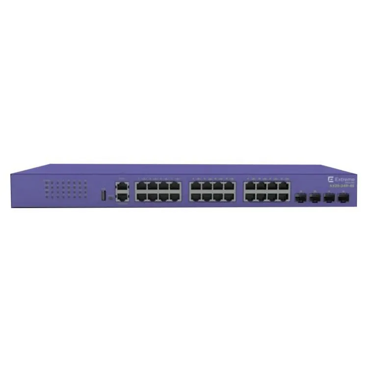 X435-24P-4S - Extreme Networks X435 24-port PoE Switch with 4 x 1G/2.5G SFP ports