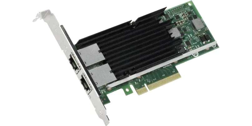 Intel X540T2G1P5 2 x Ports 10Gb/s 10GBase-T PCI Express 2.1 x8 Gigabit Ethernet Converged Network Adapter Card