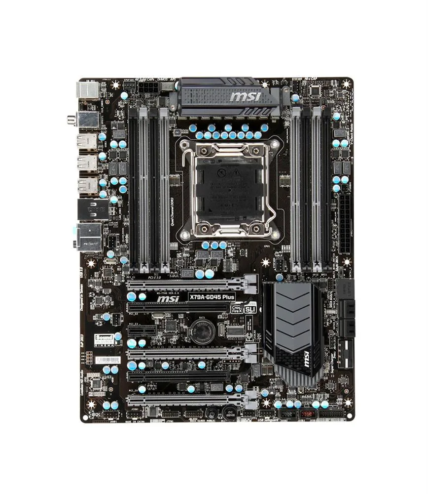 X79AGD45PLUS - MSI X79a Gd45 Plus LGA2011 Intel X79 DDR3 SATA3 Usb3 0 AGBe ATX Motherboard