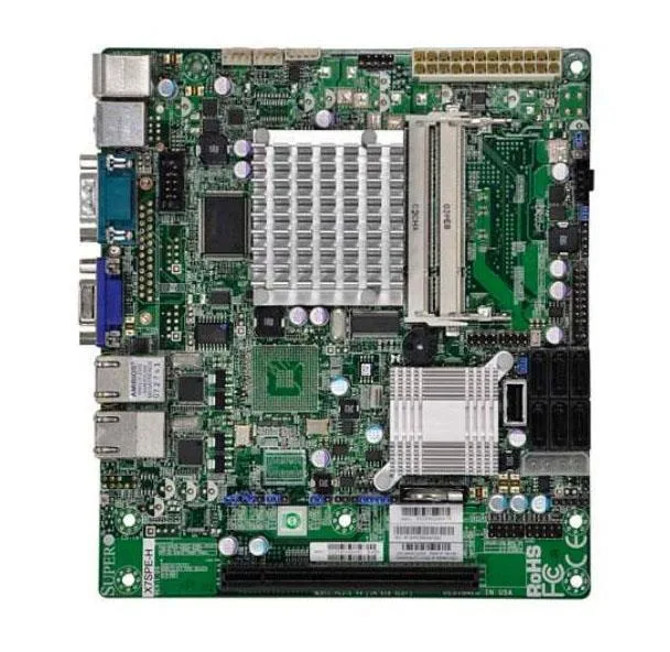 X7SPE-H-O - Supermicro Intel Atom D510/ Intel ICH9R and 82574L/ DDR2/ V/2GbE/ FlexATX Server Motherboard