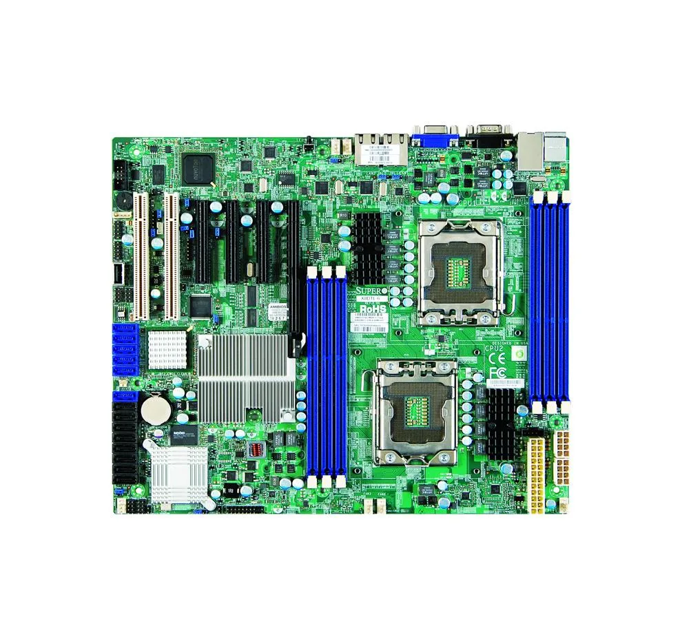 X8DTL-6 - SuperMicro Server Board Server Motherboard Intel 5500 Chipset Socket B LGA-1366 ATX 2 x Processors Support 48 GB DDR3 SDRAM Maximum RAM Seri