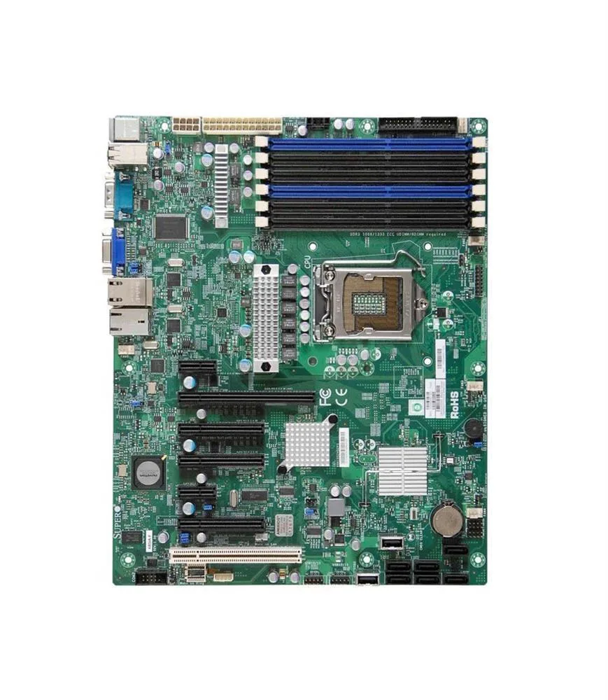 X8SIA-F-B - Supermicro LGA1156/ Intel 3420/ DDR3/ V/2GbE/ ATX Server Motherboard