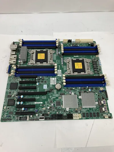 X9DRH-7TF-O - Supermicro EATX Server Motherboard Dual LGA2011/ Intel C602/ DDR3/ SATA3/SAS/ V/2GbE/