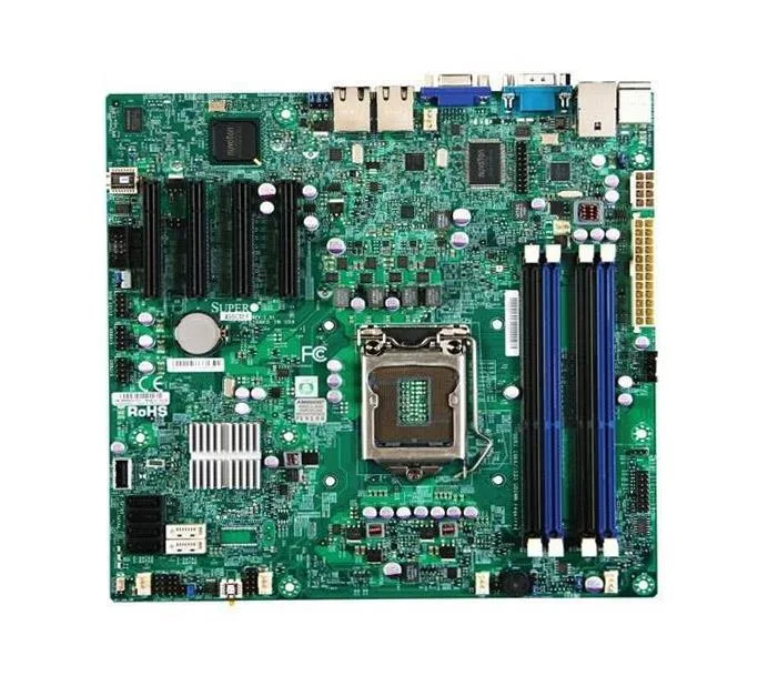 X9SCM-B - Supermicro LGA1155/ Intel C204 PCH/ DDR3/ SATA3/ V/2GbE/ MicroATX Server Motherboard