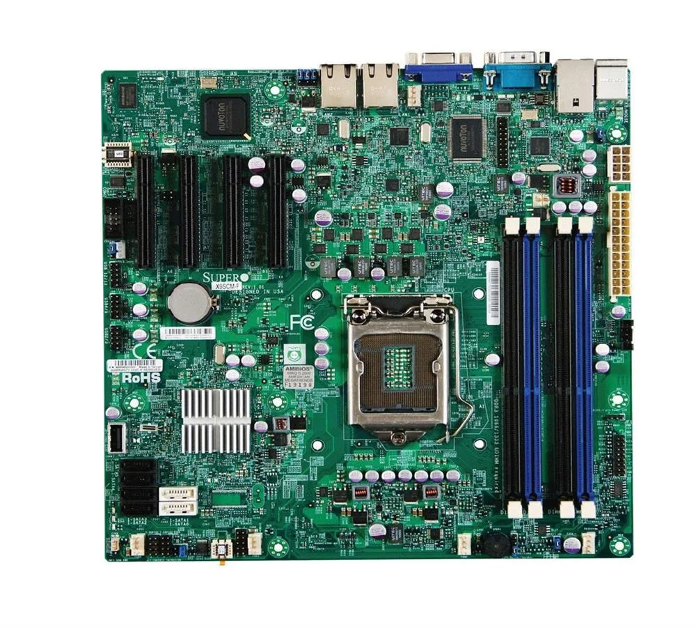 X9SCM-F-B - Supermicro LGA1155/ Intel C204 PCH/ DDR3/ SATA3/ V/2GbE/ MATX Server Motherboard