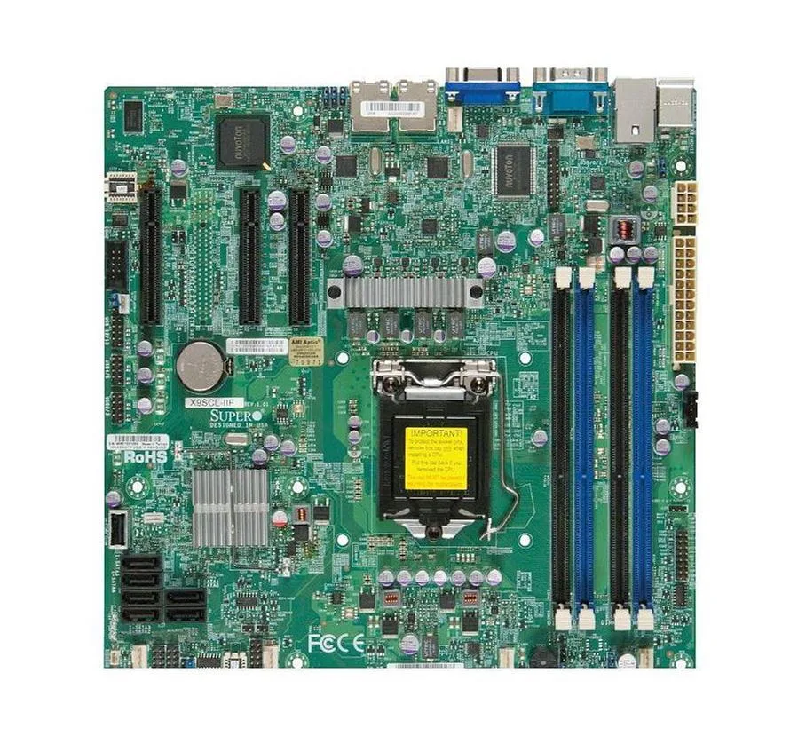 X9SCM-IIF-B - Supermicro LGA1155/ Intel C204/ DDR3/ SATA3/ V/2GbE/ Micro ATX Server Motherboard