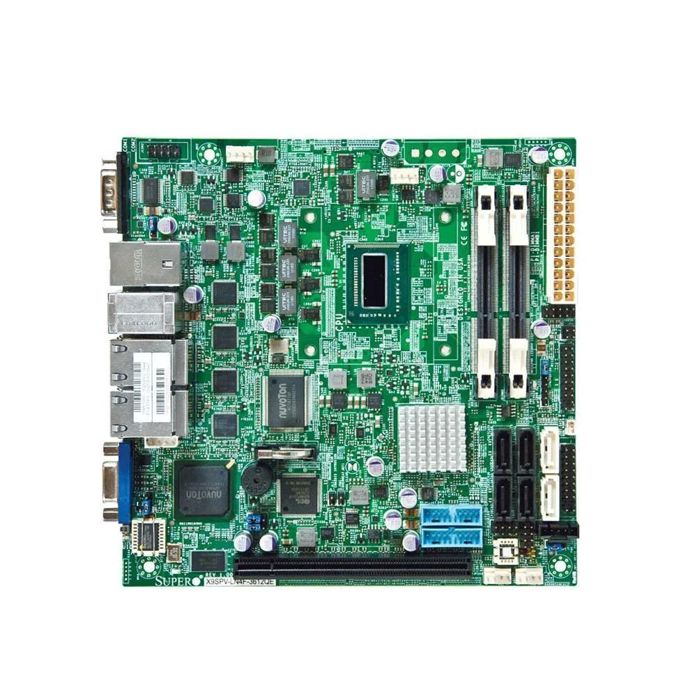 X9SPV-F-3217UE-O - Supermicro Intel Core i3-3217UE/ Intel QM77/ DDR3/ SATA3/USB3.0/ V/2GbE/ Mini-ITX Motherboard / CPU Combo
