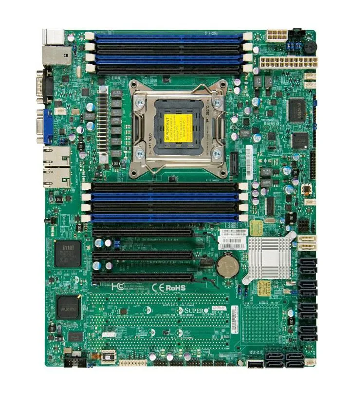 X9SRI-F - Supermicro Intel Xeon E5-2600/1600/E5-2600/1600 v2 C602 Chipset ATX System Board (Motherboard) Socket R LGA-2011