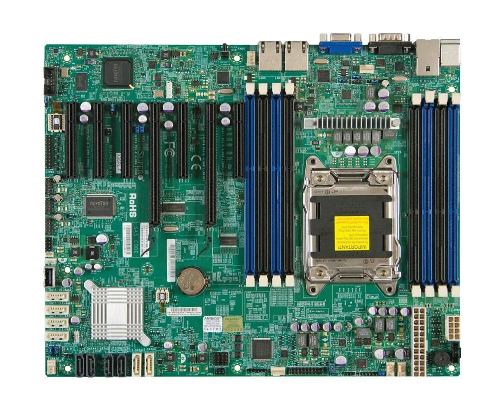 X9SRL-F-B - Supermicro LGA2011/ Intel C602/ DDR3/ SATA3/ V/2GbE/ ATX Server Motherboard