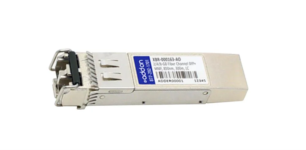 XBR000163AO - Addonics 8Gbps 8GBase-SR Fiber Channel Multi-Mode Fiber 300m 850nm Duplex LC Connector SFP+ Transceiver Module