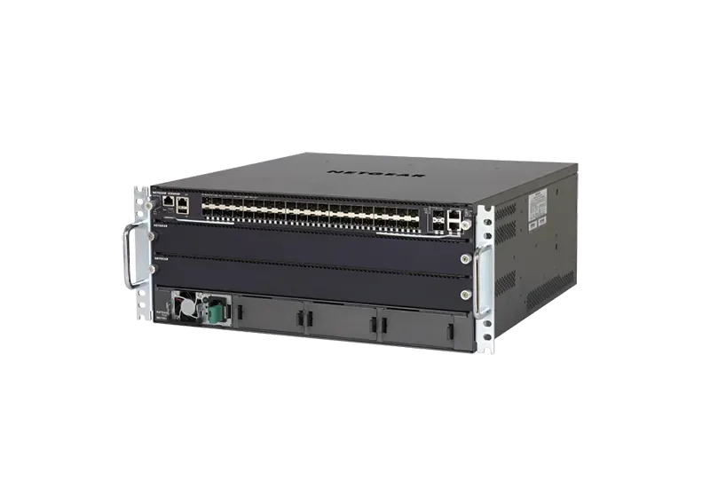 XCM8903SK - NetGear M6100-44G3-POE+ 40-Ports 2x 10GBase-T 2x SFP+ Daughter Card Managed Switch