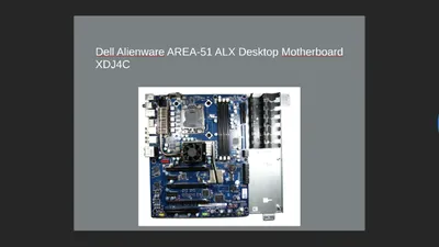 XDJ4C - Dell Alx I7 Motherboard Alienware Are51 Desktop Systems