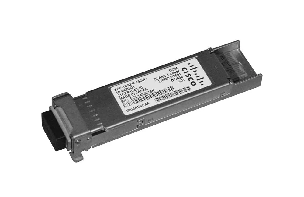 XFP-10GER-192IR - Cisco 10Gbps 10GBase-ER Single-mode Fiber 40km 1550nm Duplex LC Connector XFP Transceiver Module