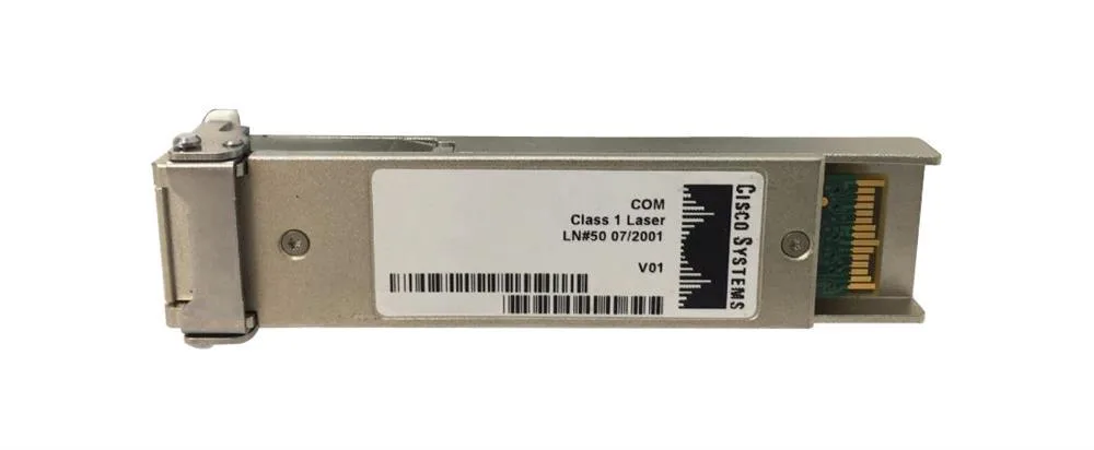 XFP-10GZR-OC192LR-C - Cisco 10Gbps OC-192/STM-64 LR-2 10GBase-ZR Single-Mode Fiber 80km 1550nm Duplex LC Connector XFP Transceiver Module
