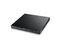 XGS3700-24HP - ZyXEL 24-port GbE L3 Access PoE Switch with 10GbE Uplink