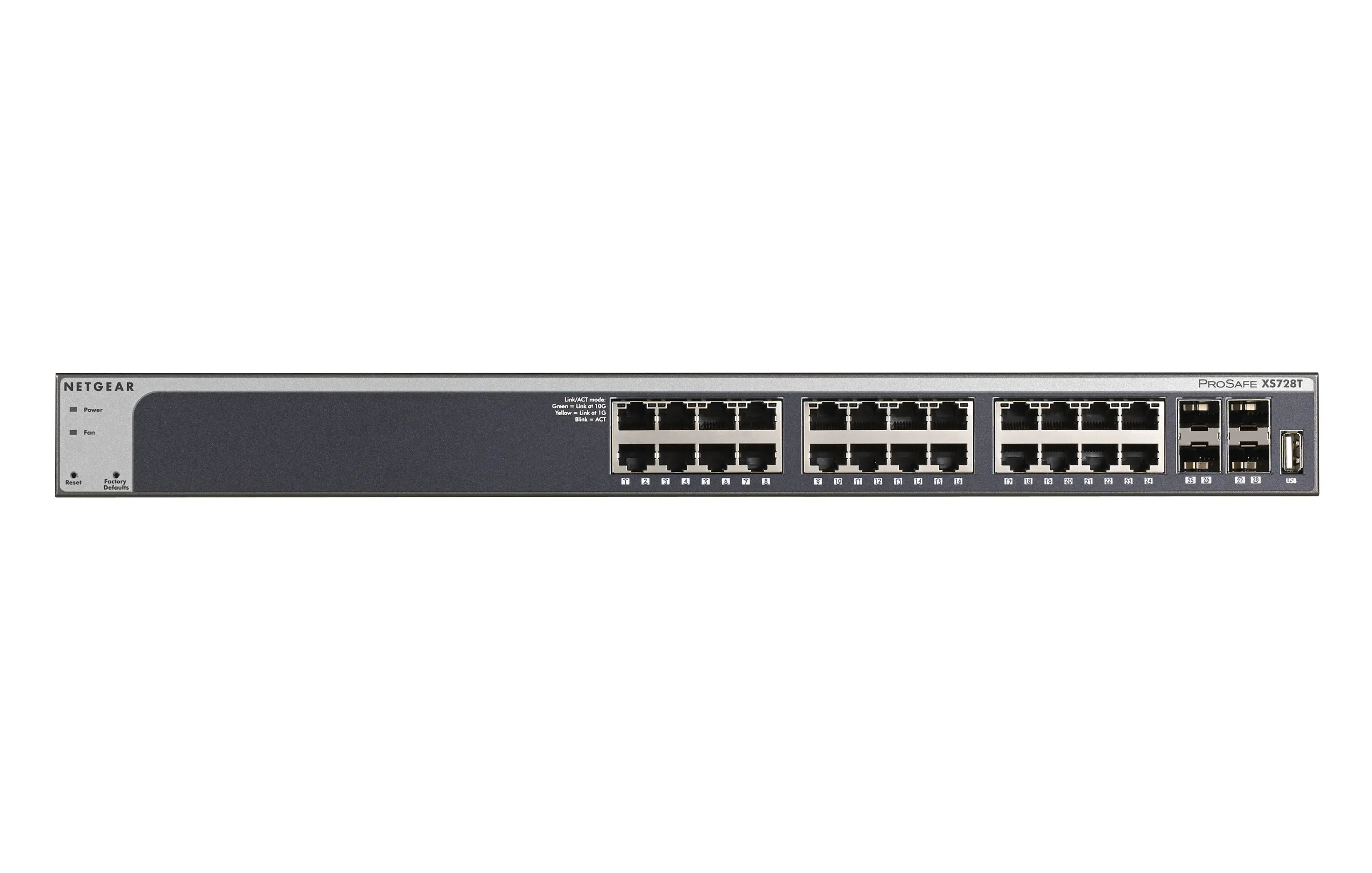 XS728T-100AJS - Netgear ProSafe XS728T 28-Port Ethernet Switch
