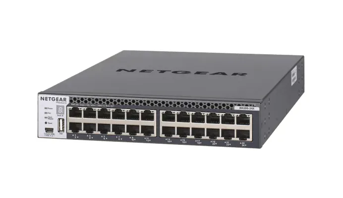 XSM4324CS-100NES - Netgear ProSafe M4300-24X 24-Port Layer 3 Network Switch