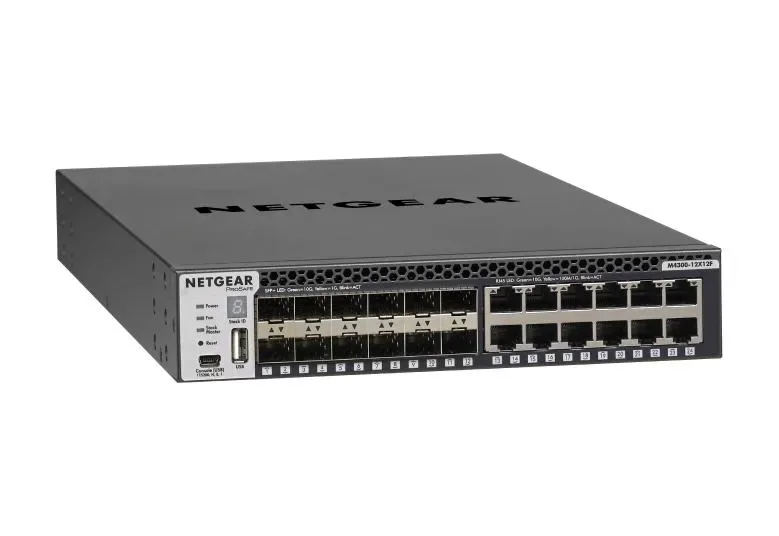 XSM4324S-100AJS - Netgear ProSafe M4300-12X12F 12-Port Layer 3 Switch