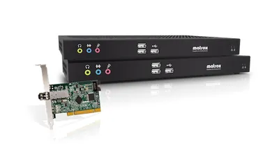 XTO-F1420F - Matrox Extio Quad KVM Extender with PCI Interface XTOA-FP66LPAF Card