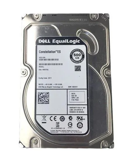 XV347 - Dell 500GB 7200RPM SATA 3Gb/s 16MB Cache 2.5-inch Hard Drive