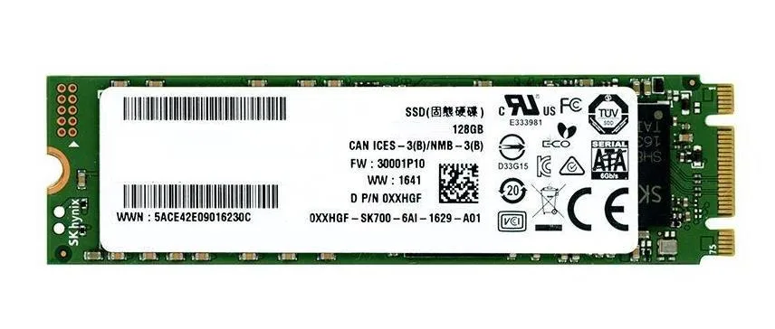 XXHGF - Dell Sc308 128GB Multi-Level Cell SATAGb/s M.2 2280 PCI Express Solid State Drive
