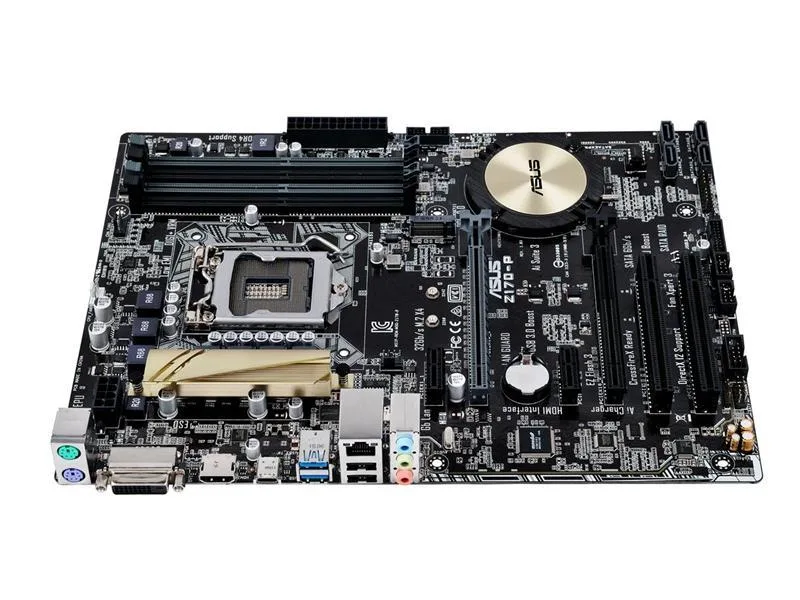 Z170-P - Asus Intel Z170 DDR4 4-Slot System Board (Motherboard) Socket 1151