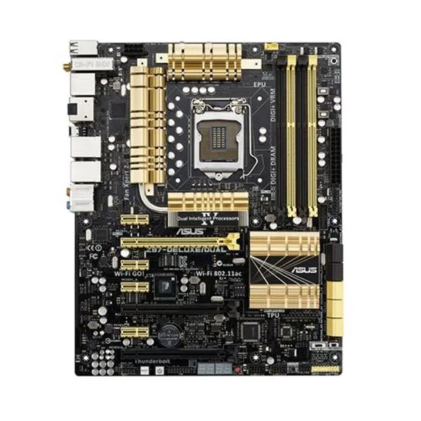Asus Z87-DELUXE/DUAL Desktop Motherboard Intel Z87 Express Chipset Socket H3 LGA-1150