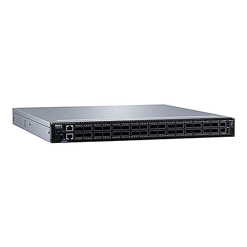 Dell Z9100-ON-F2B-RED PowerSwitch Z9100-ON 32 x Ports 1/10/25/40/50/100GbE QSFP28 + 2 x SFP+ Ports Gigabit Ethernet Network Switch