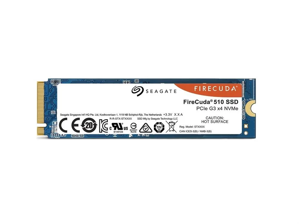 ZP1000GM30001 - Seagate FireCuda 510 1TB Triple-Level-Cell PCI Express NVMe 3.0 x4 1.3 M.2 2280 Solid State Drive